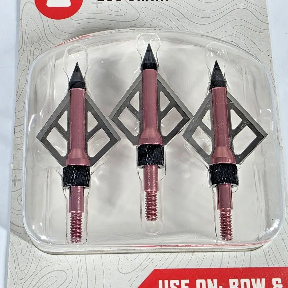 Allen Lightning Broadhead 1 1/16 Bow & Cross Bow Arrow Heads 100 Grain